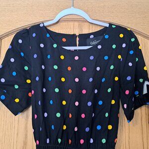 Collectif London polka dot dress